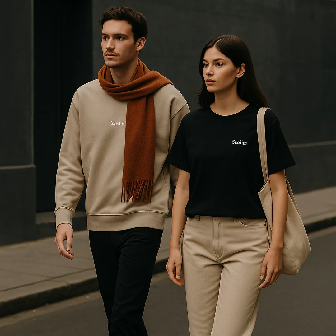 Lookbook de SAOLIM con prendas oversize